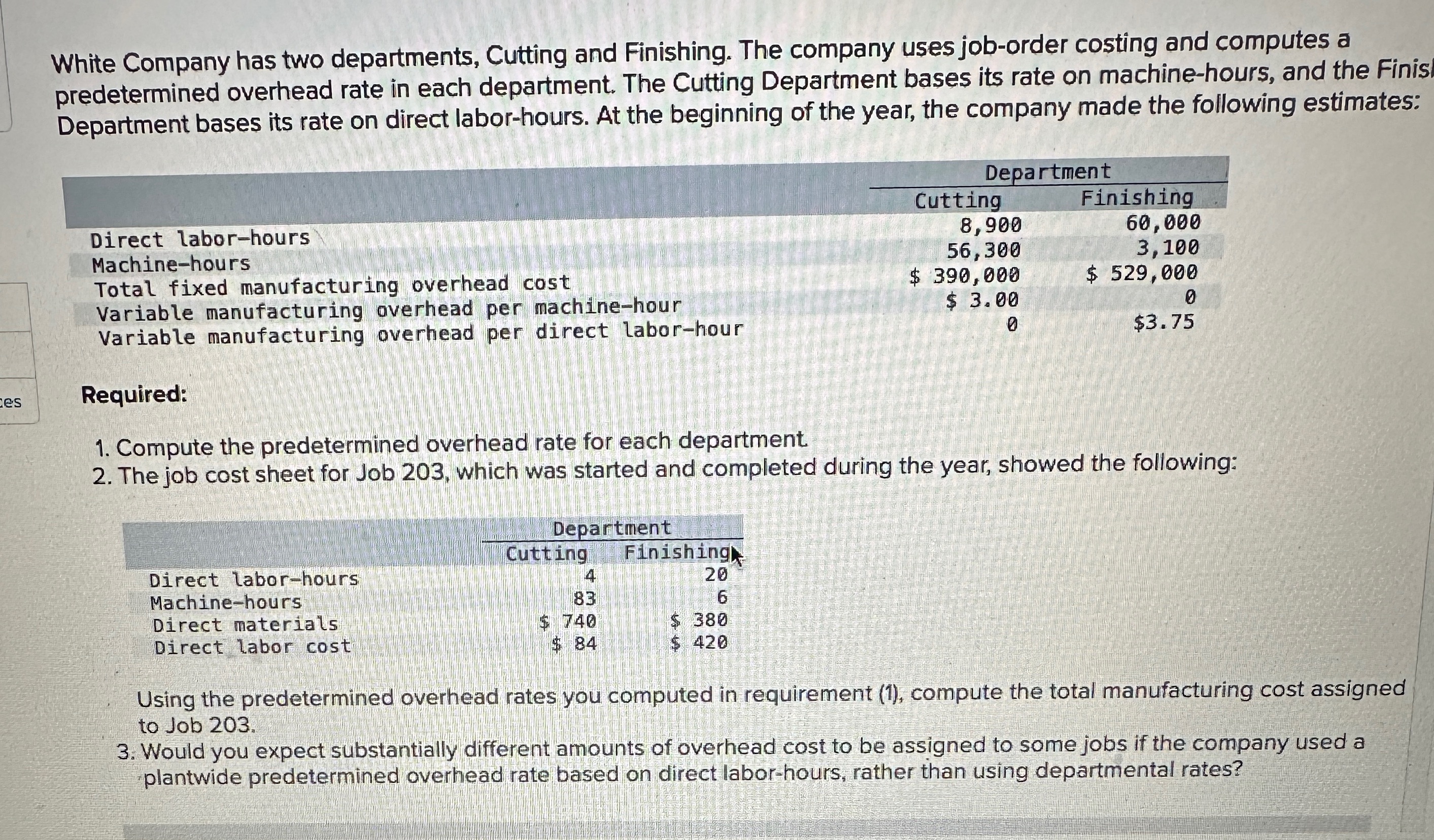 Please help with the following questions using the information below.Question 1: compute