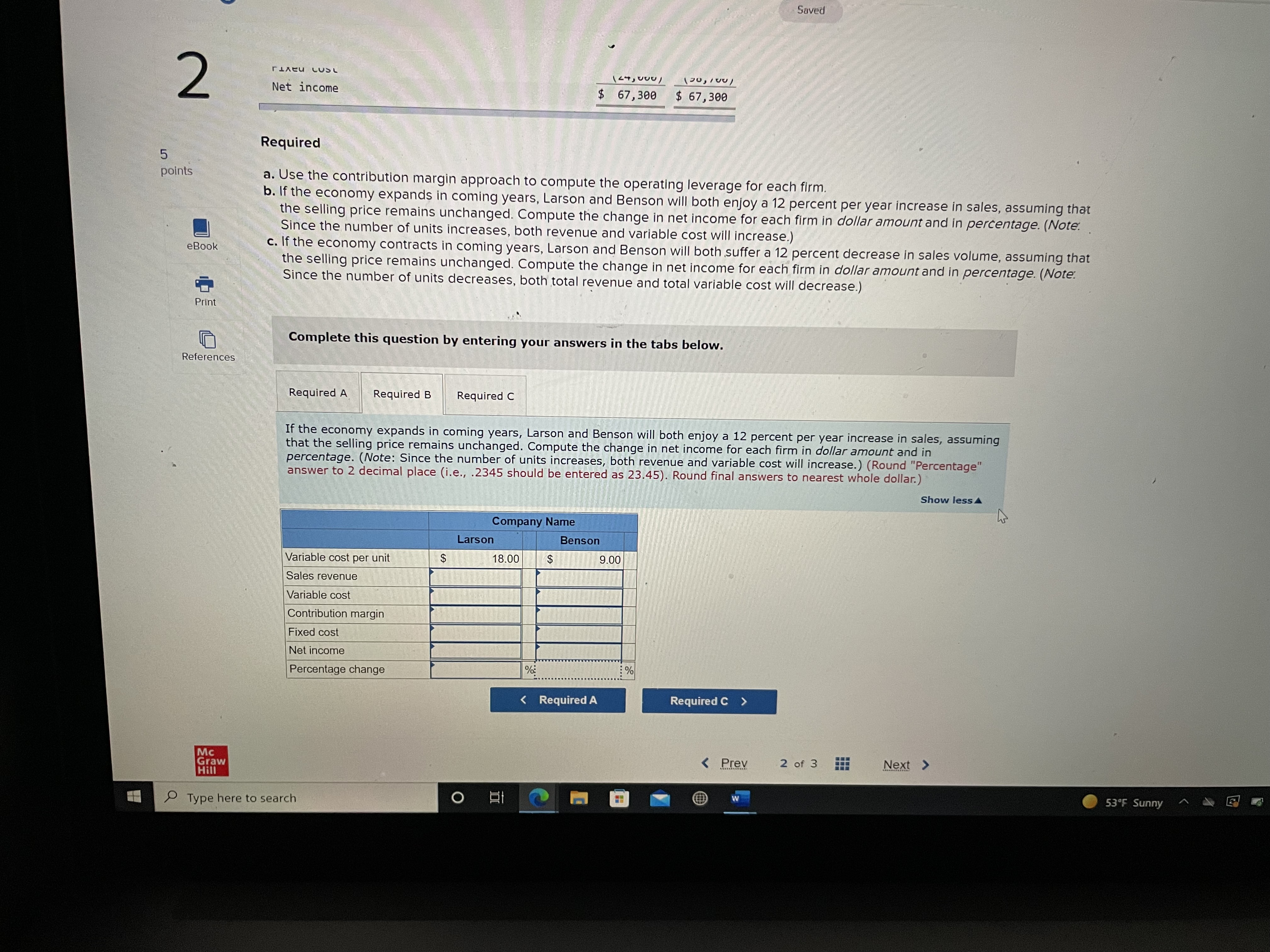 LO 11-3, 11-4 Arnold Vimka is a venture capitalist facing two alternative