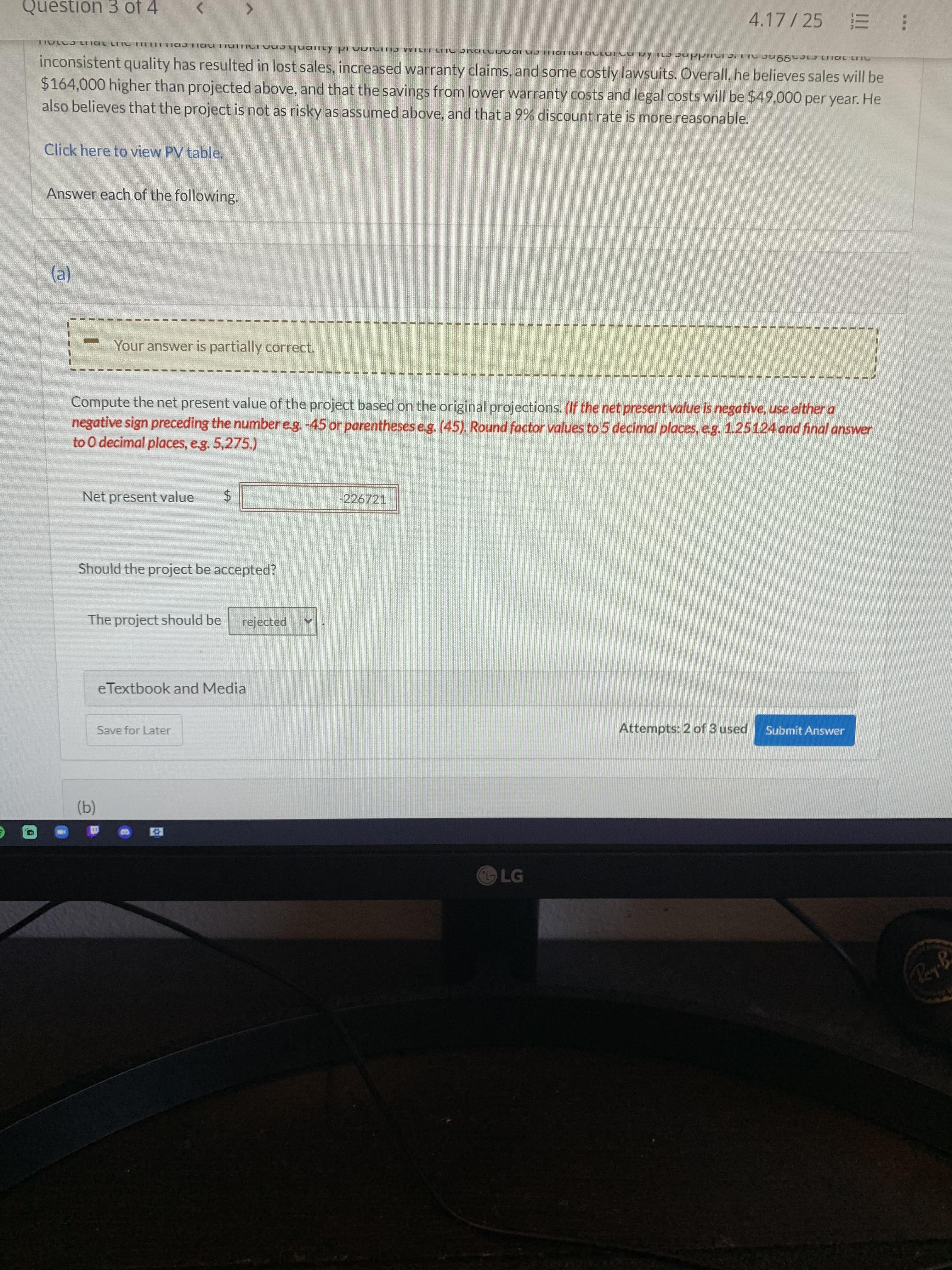 + sment-player/index.html?launchld=866b4adc-20f6-46d2-a664-2f6348b9b7d9#/question/2 Question 3 of 4 4.17 / 25 View Policies Show