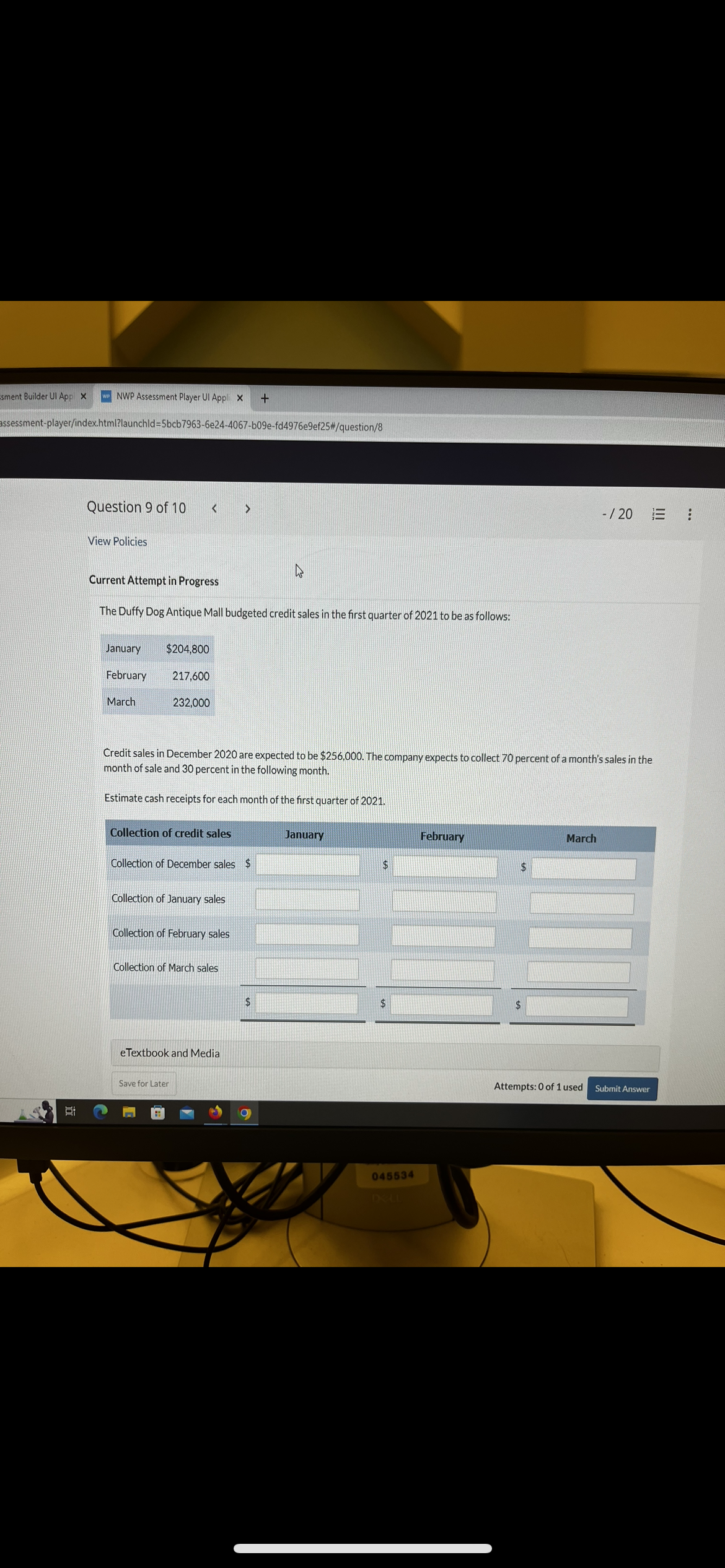  sment Builder UI App X we NWP Assessment Player Ul Appli