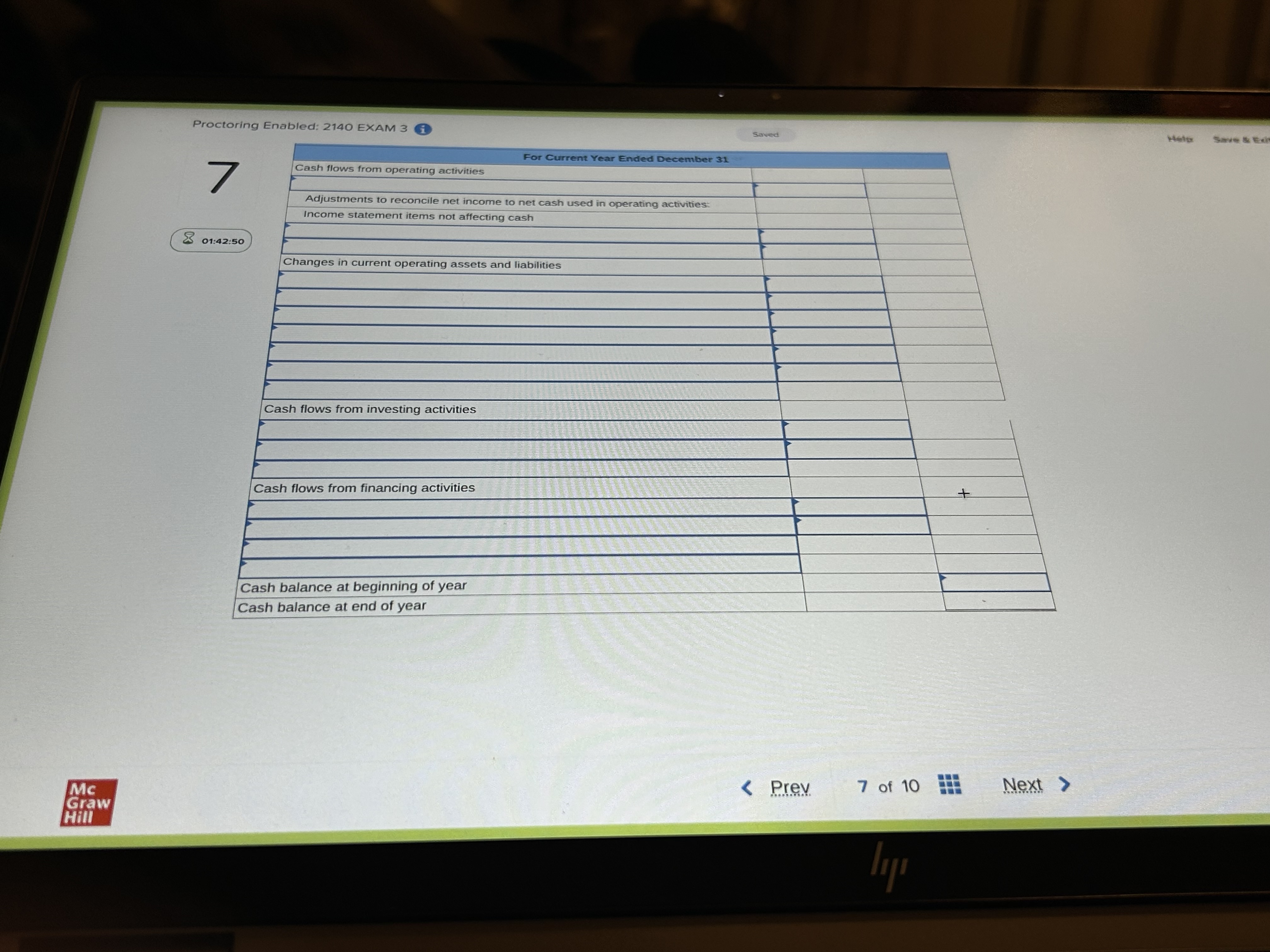31 Current Year Prior Year Assets Cash $ 33,208 33,460 Accounts receivable,