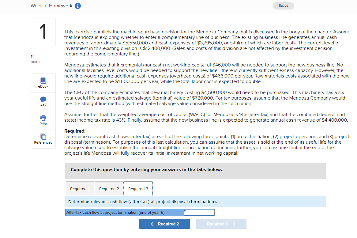 ofthe chapter. Assume that Mendoza is exploring whether to enter a complementary