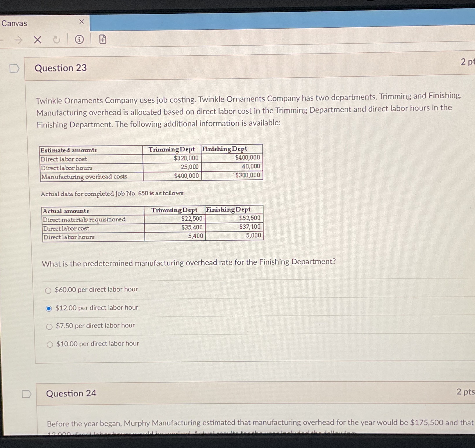 Canvas X X C O D Question 23 2 p Twinkle