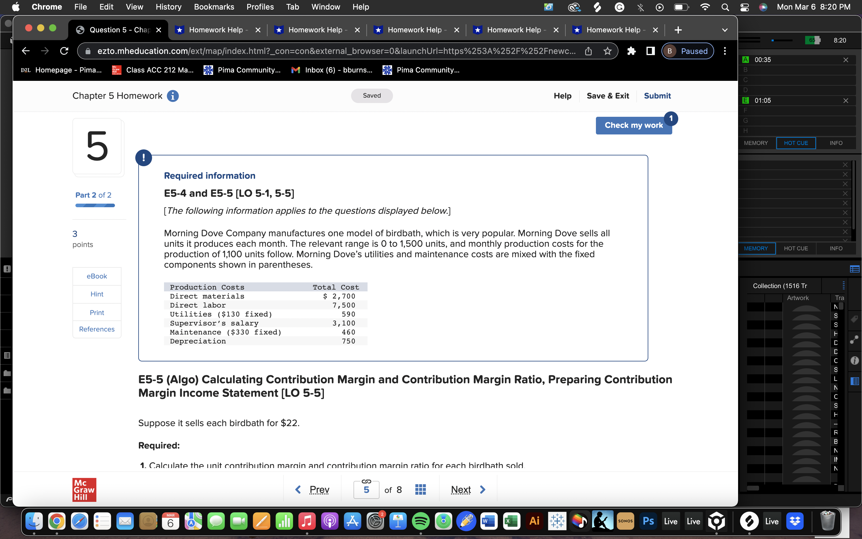 Chrome File Edit View History Bookmarks Profiles Tab Window Help D
