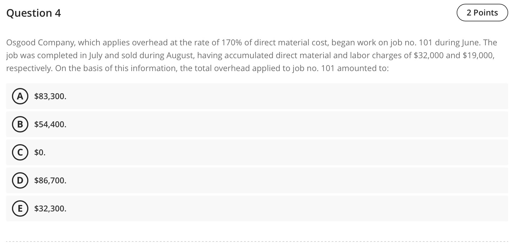 determined that the variable overhead is approximately $0.20 per rabbit raised and