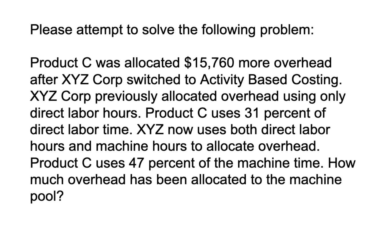 Please attempt to solve the following problem: Product 0 was allocated