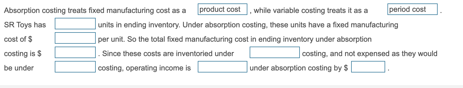 follows: @ (Click the icon to View the cost data.) Calculate SR