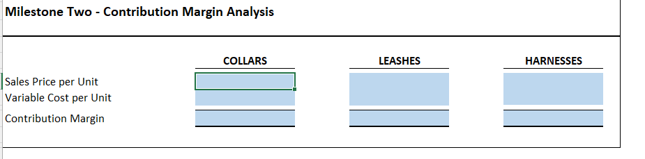 Fixed Costs S Contribution Margin $ Break-Even Units (round up) Target Profit