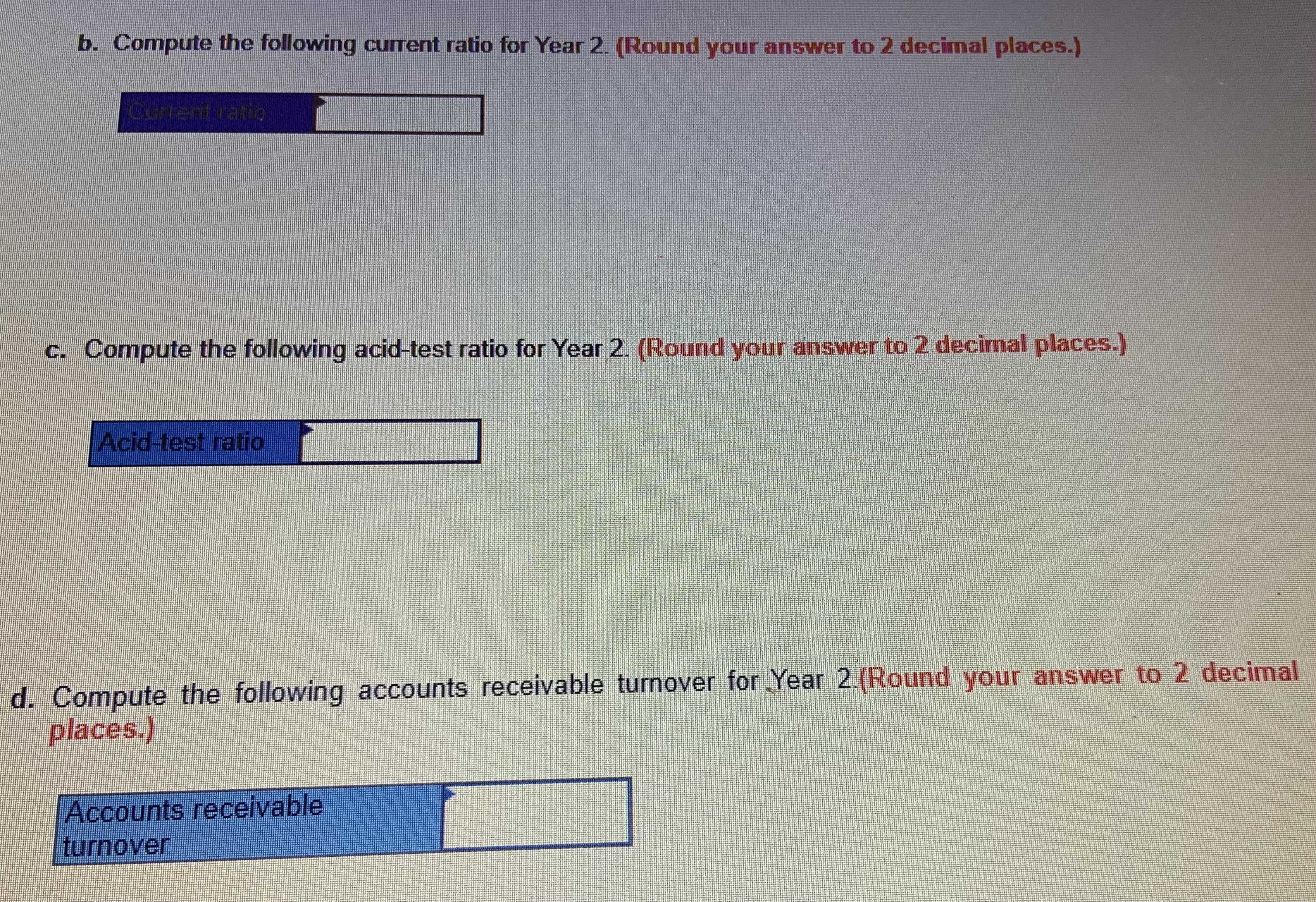 I have included (3) pictures. The last (2) pictures have e. Compute