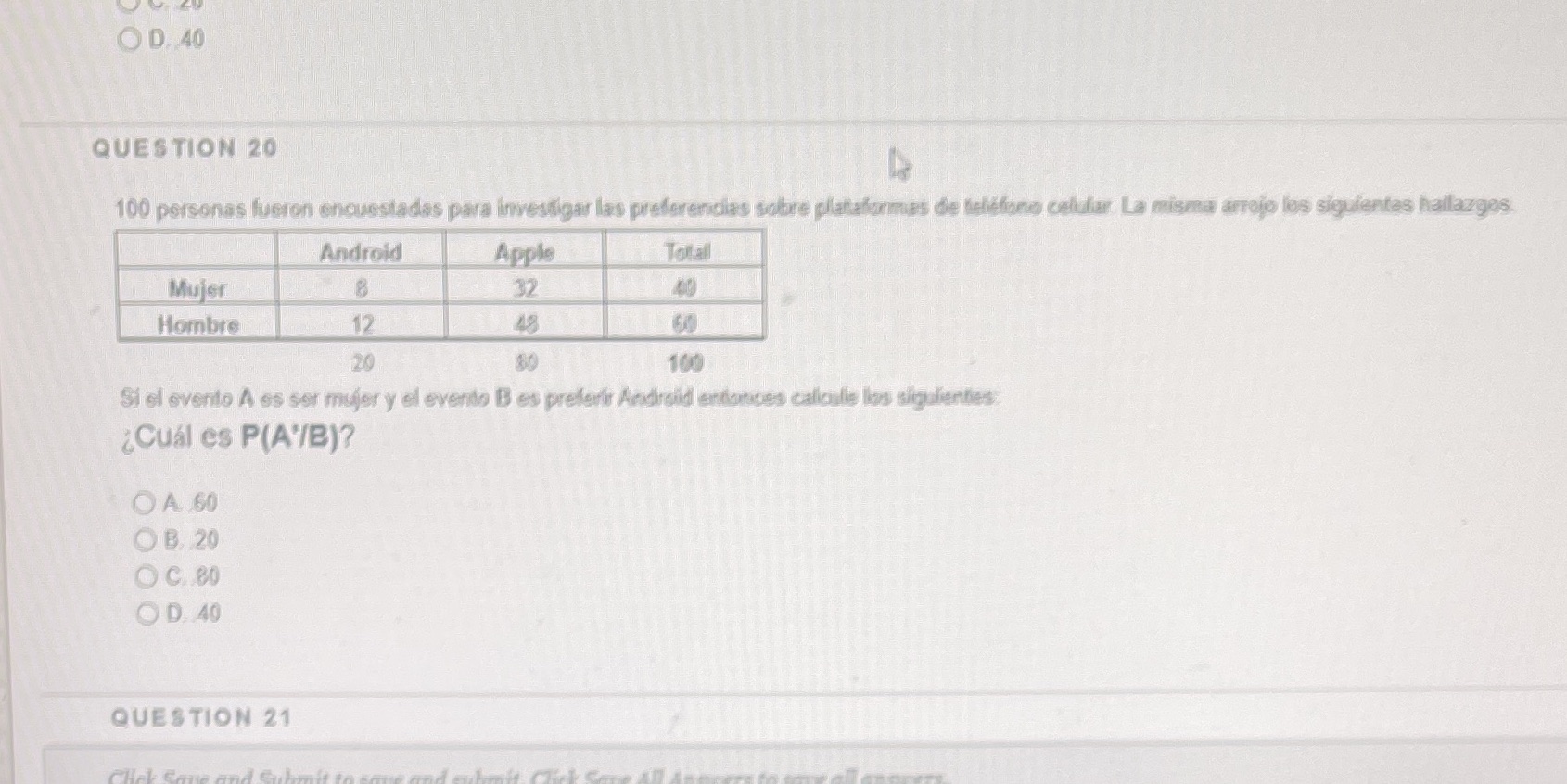 20) Basic statistics (PLEASE IF YOU DONT UNDERSTAND USE GOOGLE TRANSLATE) Just