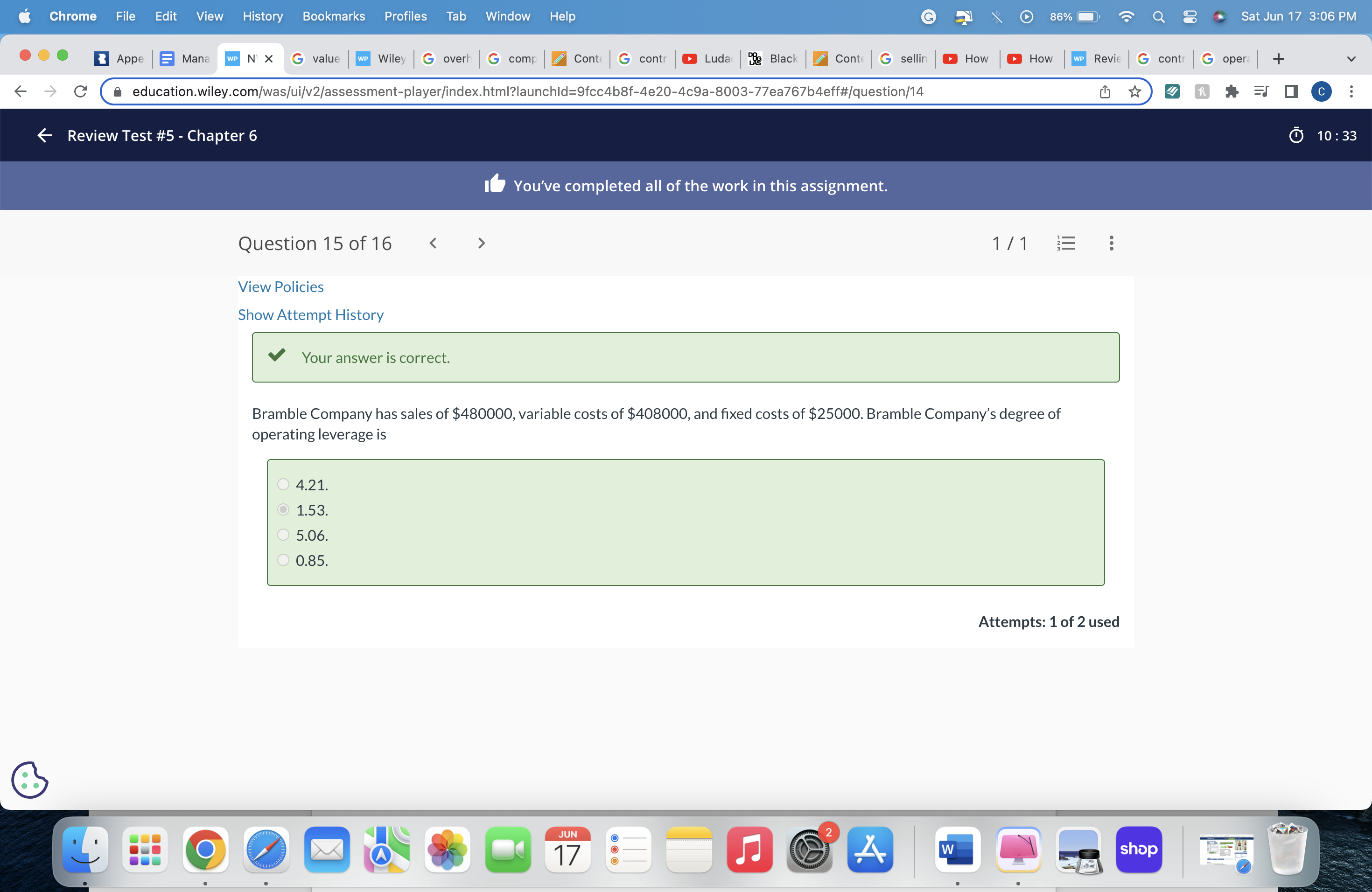  Chrome File View History Bookmarks Profiles b Window G 86% Q
