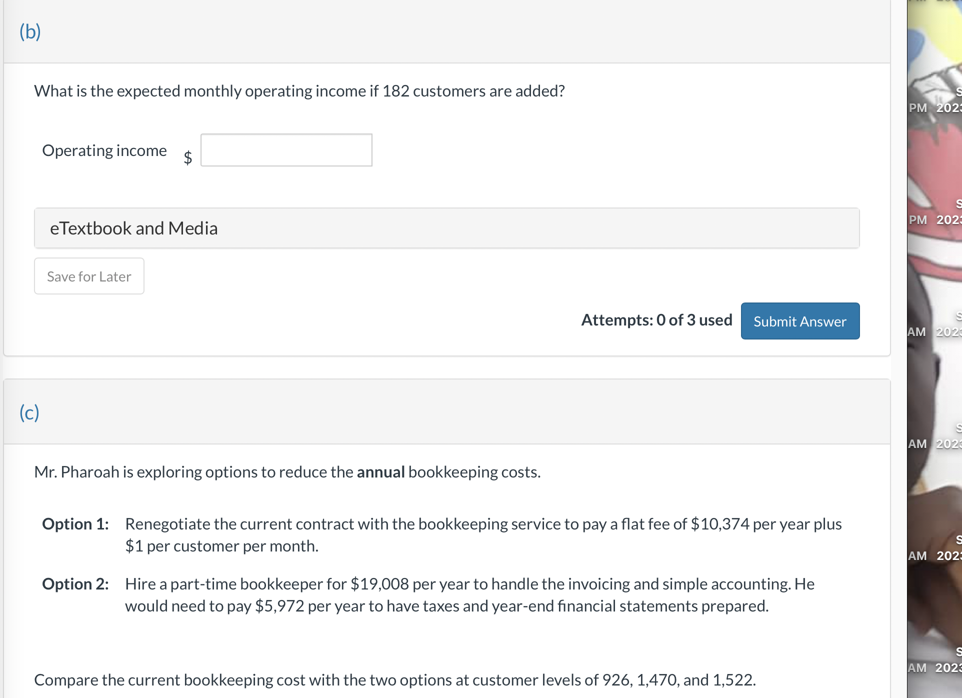 Vans Expense Operating Income Total Fixed Expenses Variable Expenses Sales Revenue Salaries