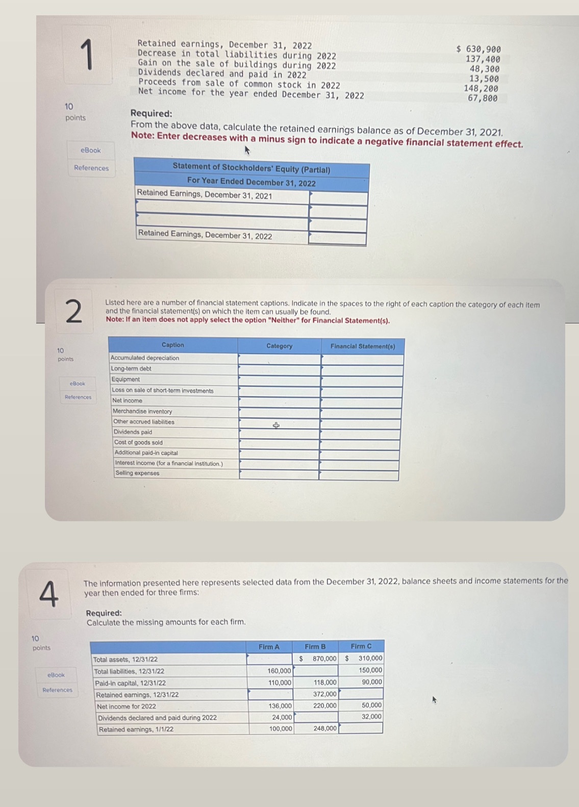  Retained earnings, December 31, 2022 $ 630, 900 Decrease in total
