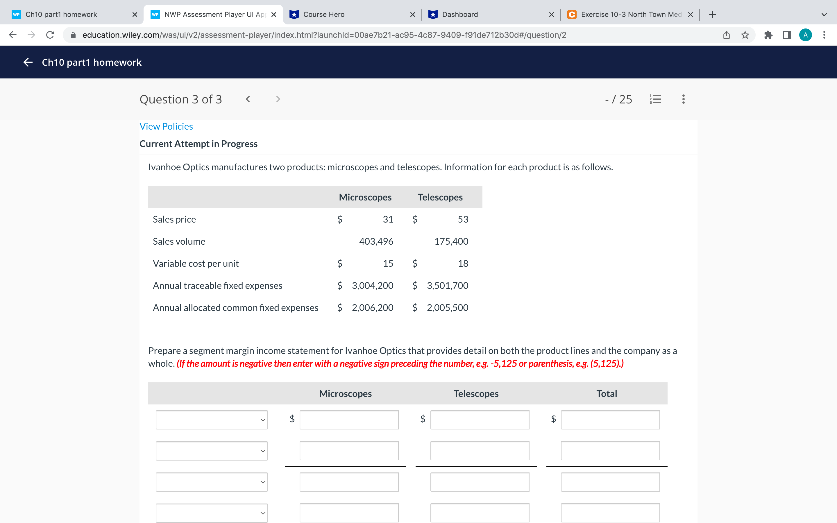 WP Ch10 part1 homework X WP NWP Assessment Player UI Ap