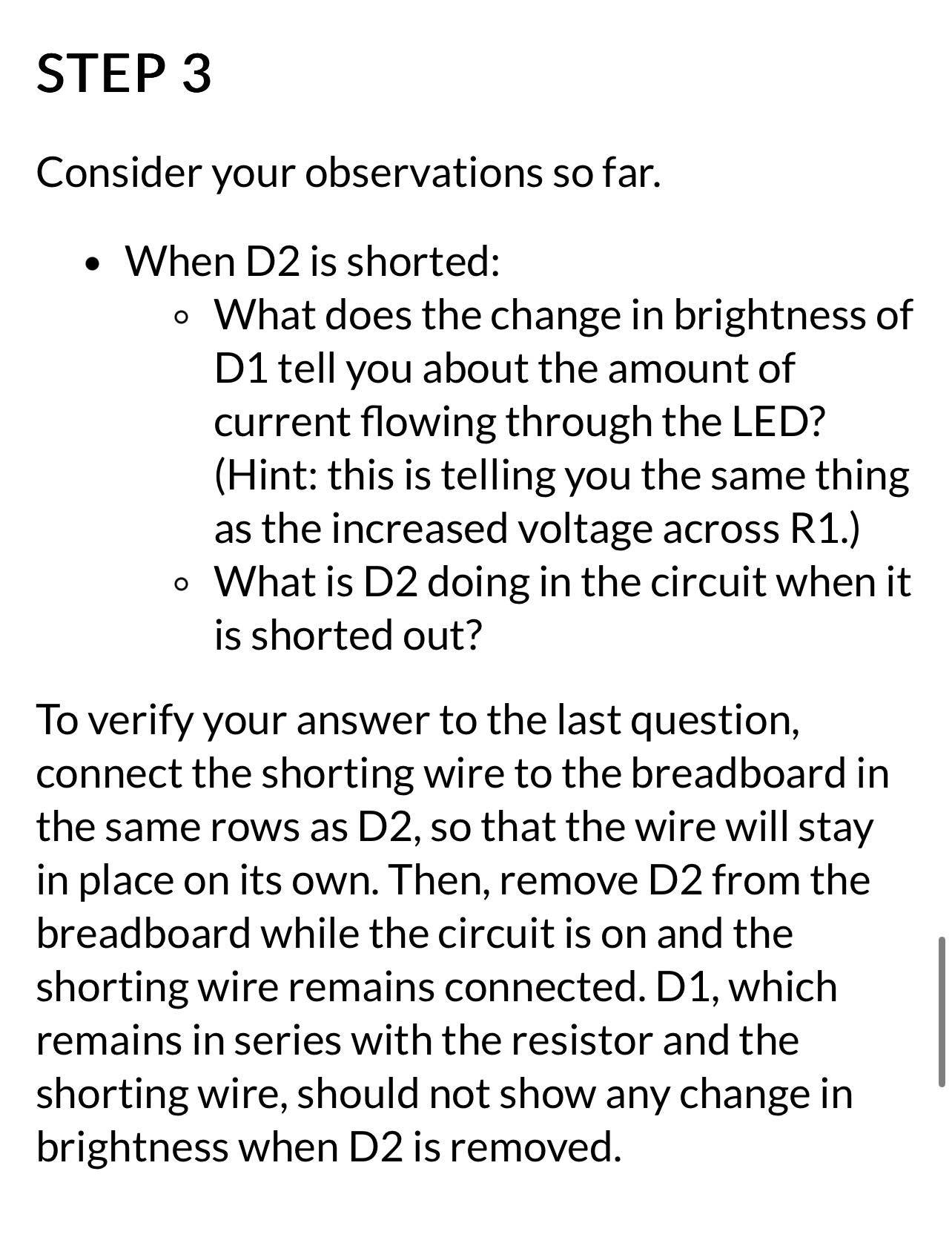 correlates with the current through it. If you have 2 of the