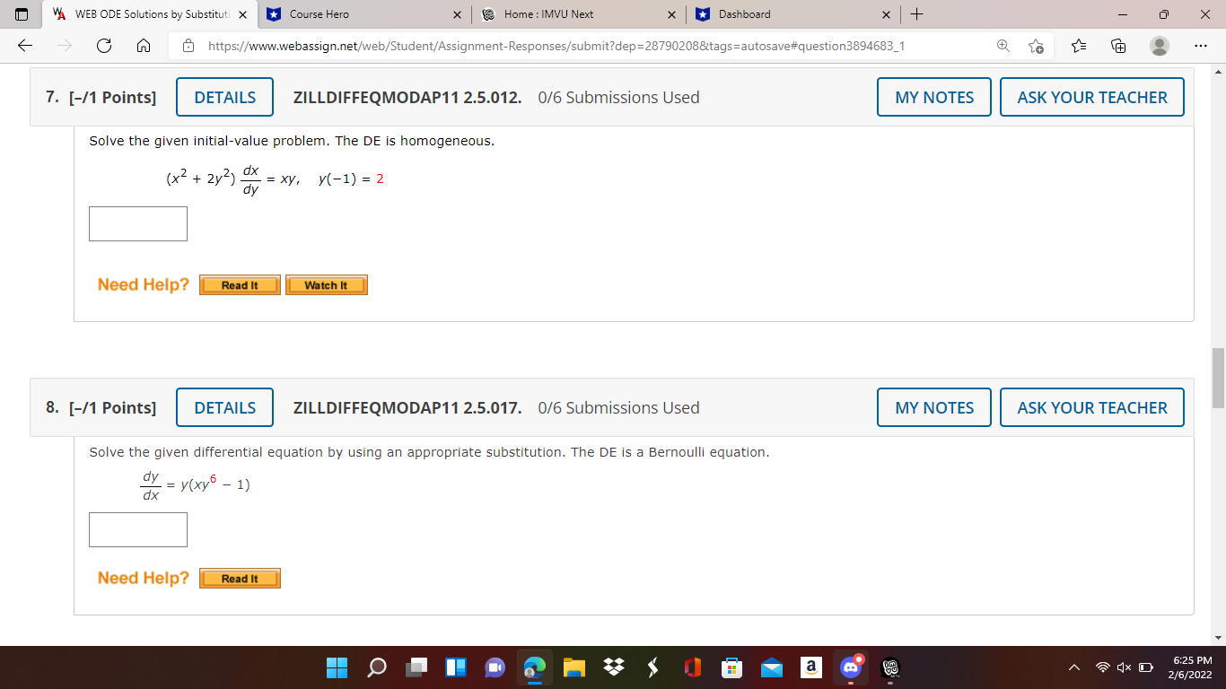 Home : IMVU Next X + X CA https://www.webassign.net/web/Student/Assignment-Responses/submit?dep=28790208&tags=autosave#question3894683_1 5. [-/1 Points]