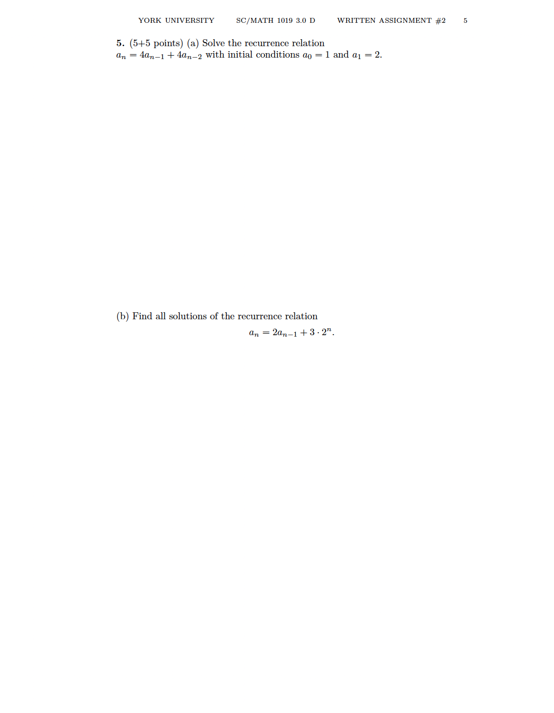 2")(n' + log(n' + 1)). Date: Nov 21, 2022, Crowdmark submission Due