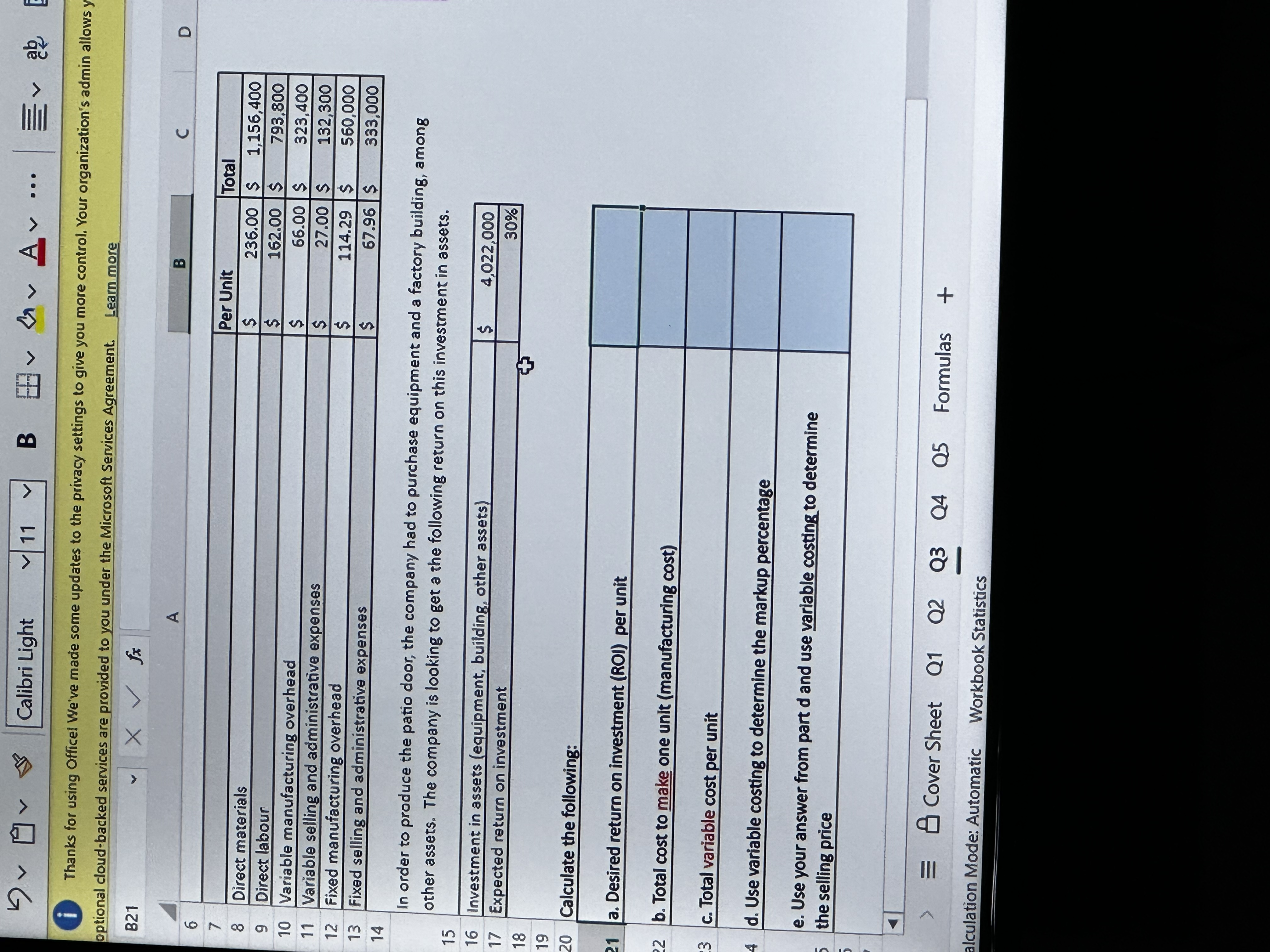 Thanks for using Office! We've made some updates to the privacy settings