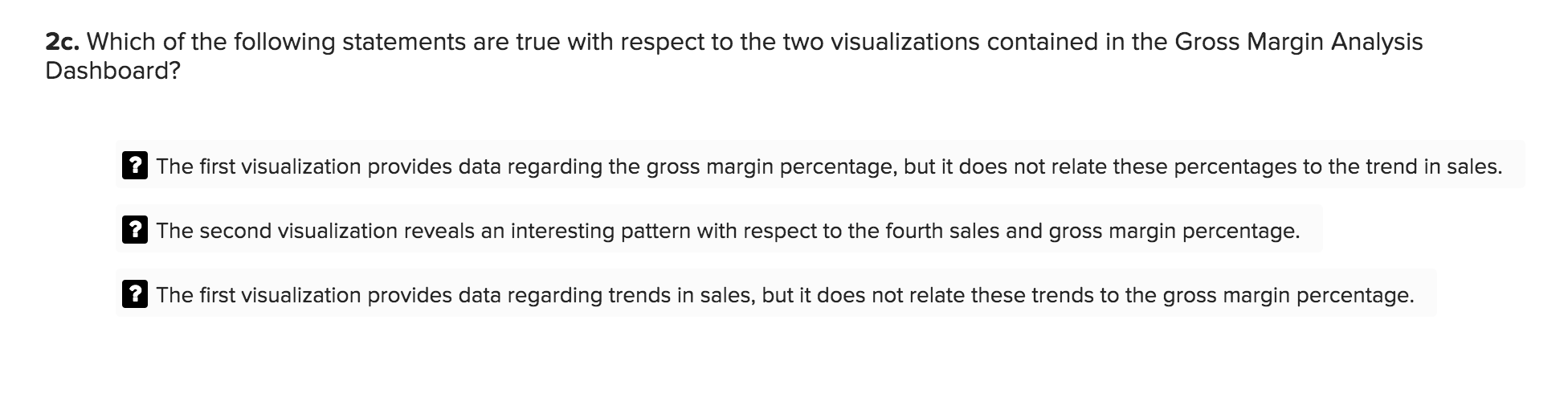 margin analysis. (3) operating expense analysis, (4) protability analysis, and (5) market