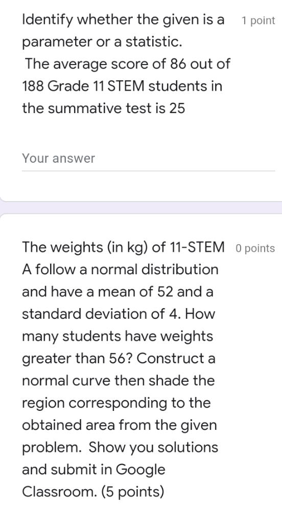 please help me answer this.thank you Identify whether the given is a