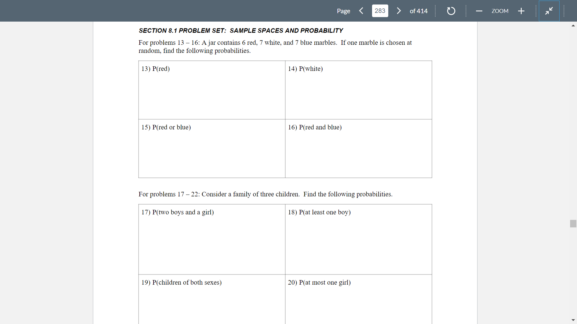 l) A die is rolled. 2) A penny and a nickel are
