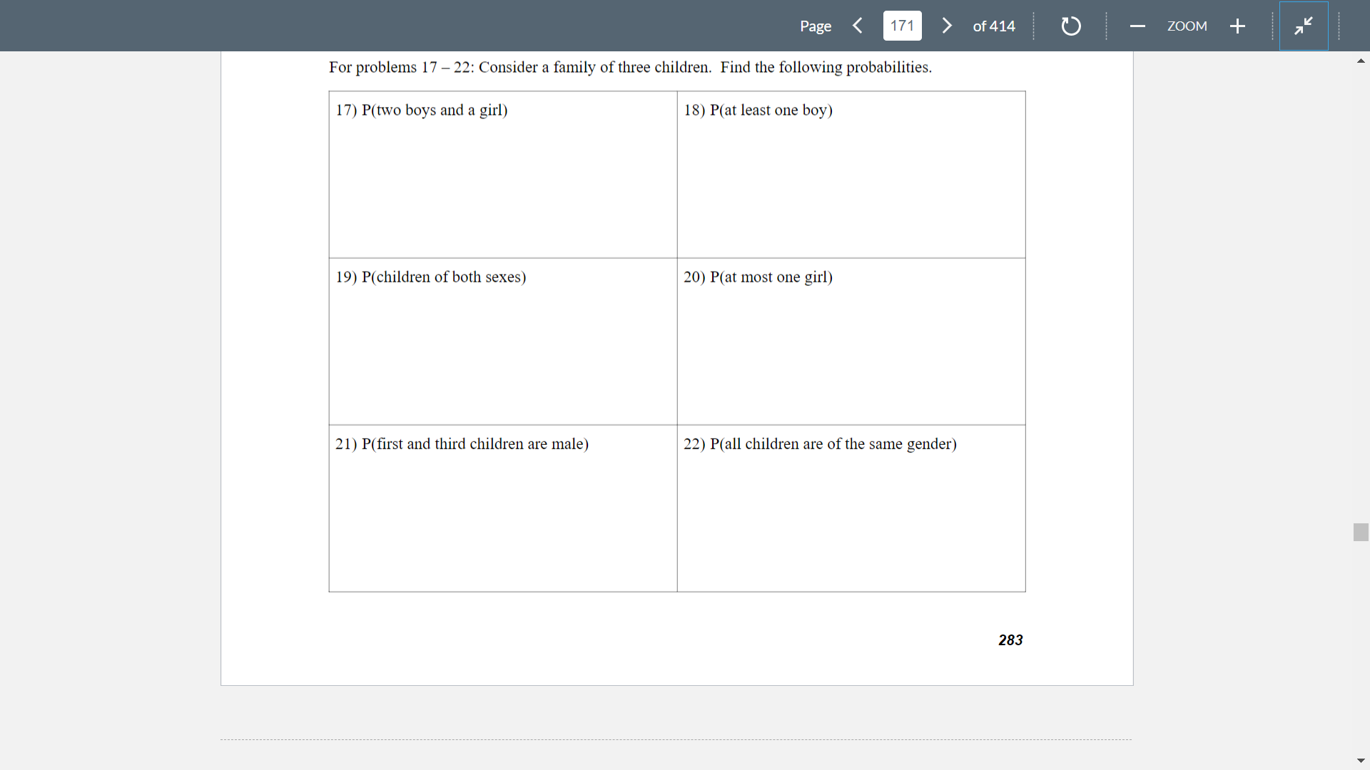 tossed. 3) A die is rolled, and a coin is tossed. 4)