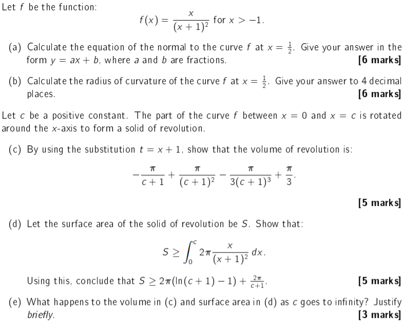  Let f be the function: X f ( x ) =