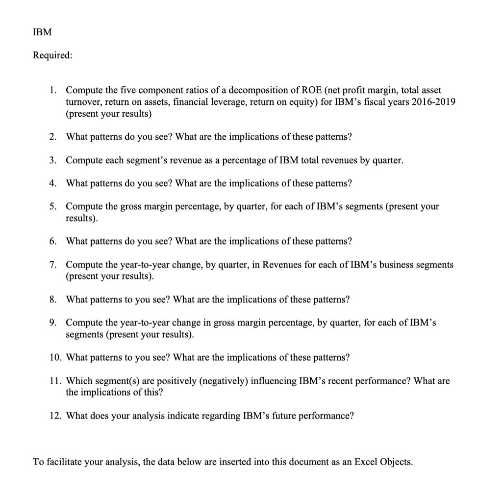 ANSWER EACH QUESTION - show a fully decomposed ROE into profit margin,