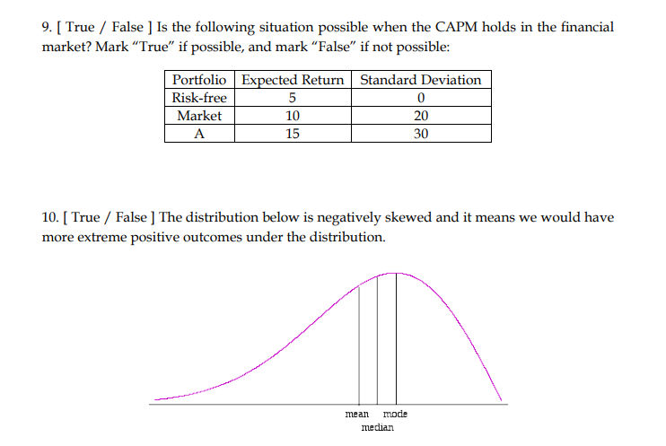 Need help with getting the right answer 9. [ True / False