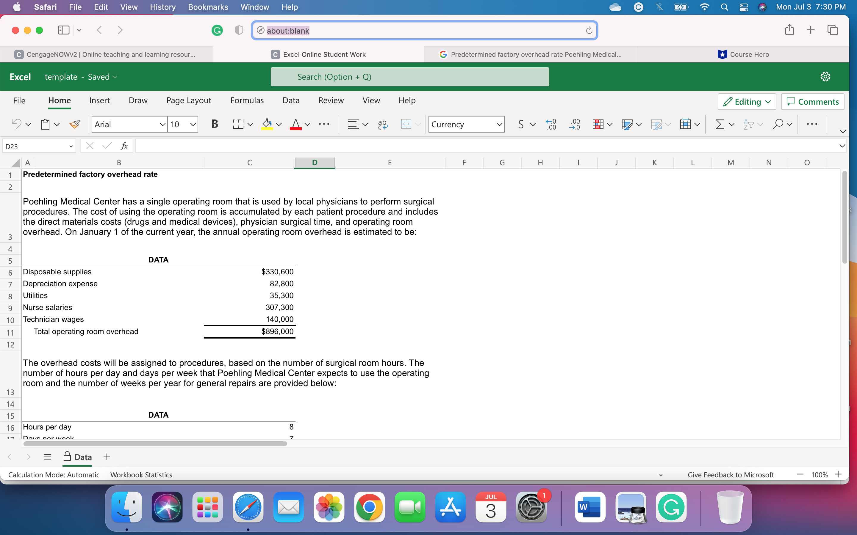 l Online teaching and learning resource from Cengage Learni... a predetermined factory