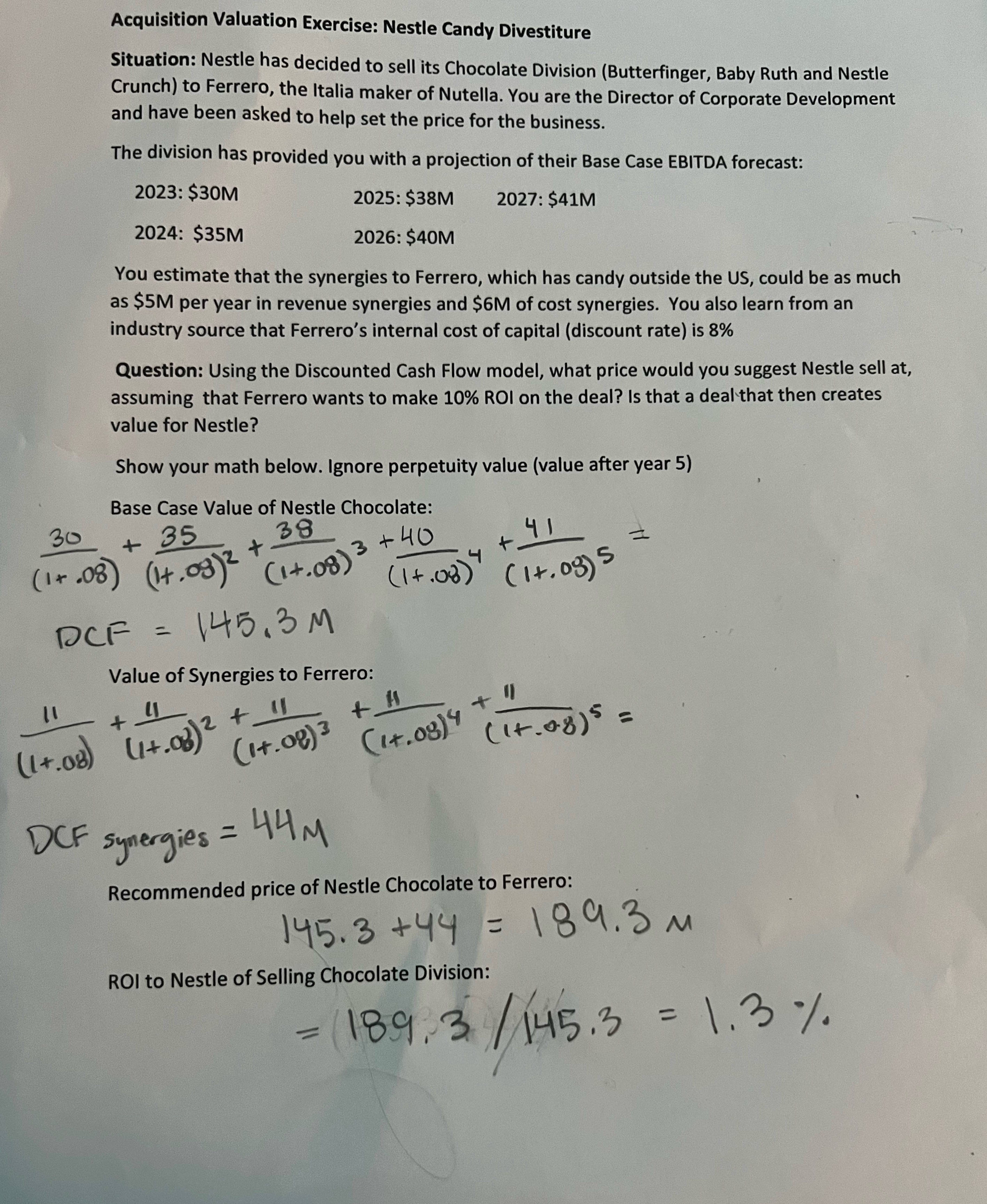 I know I'm doing the math wrong would appreciate the help thank