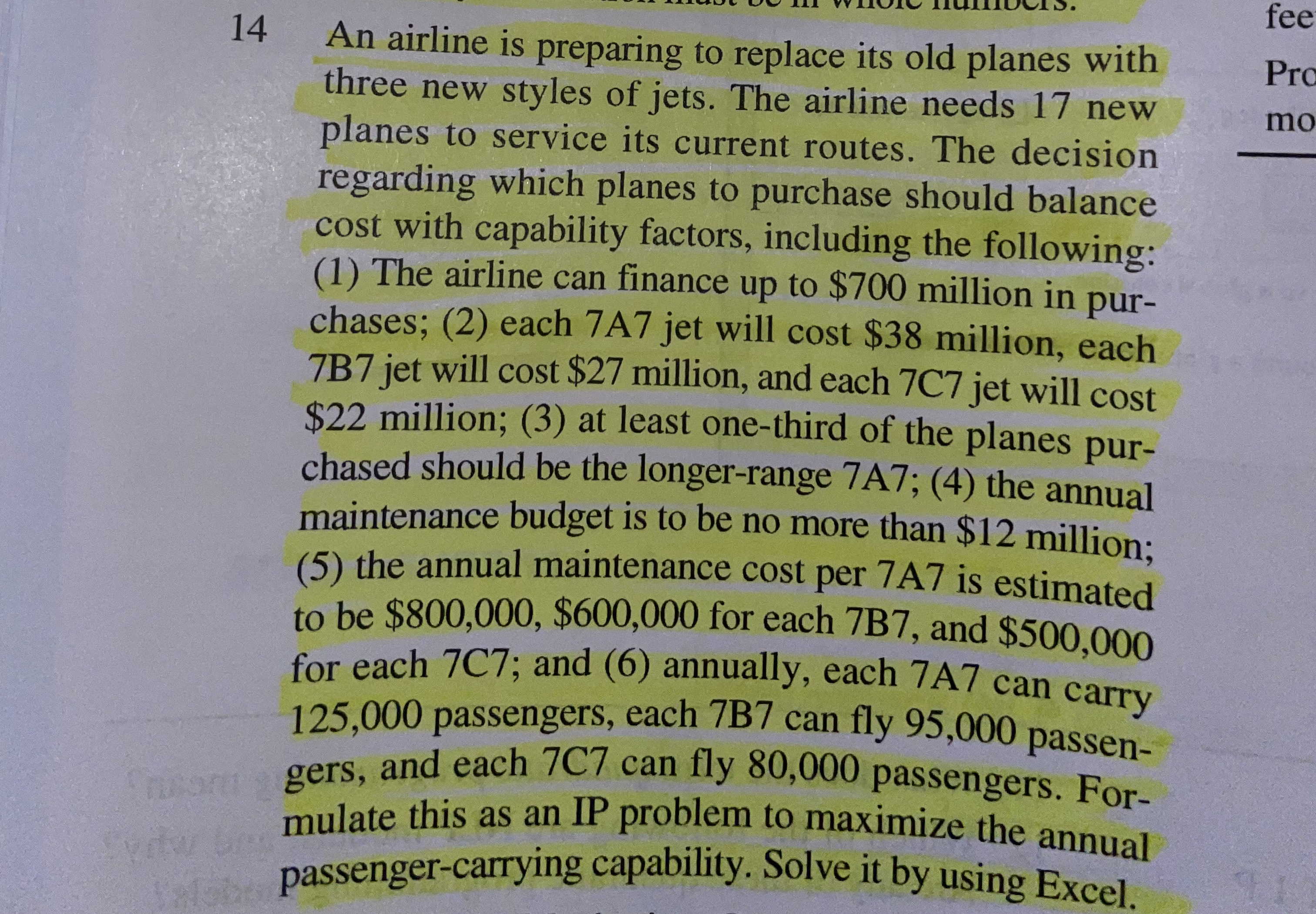 An airline is preparing to replace its old planes with three new