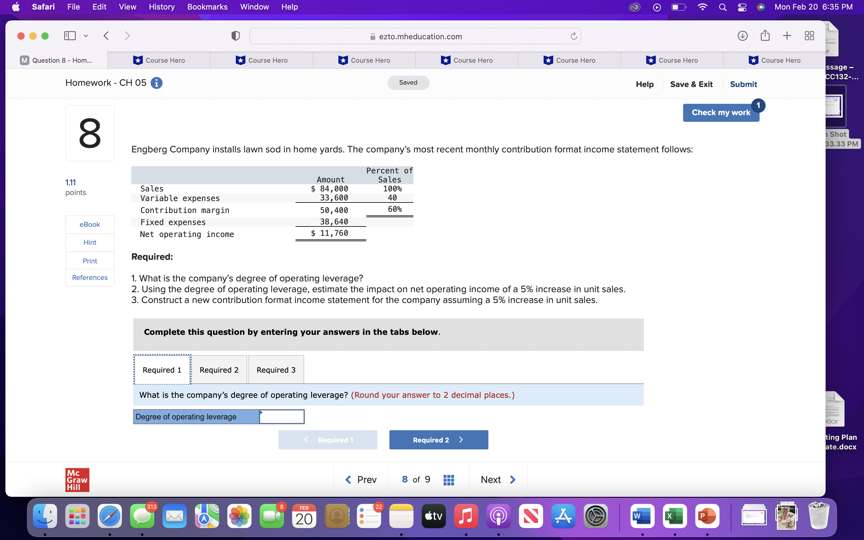 Safari $ 84,000 33,600 50,400 38,640 11,760 File Edit View History Bookmarks
