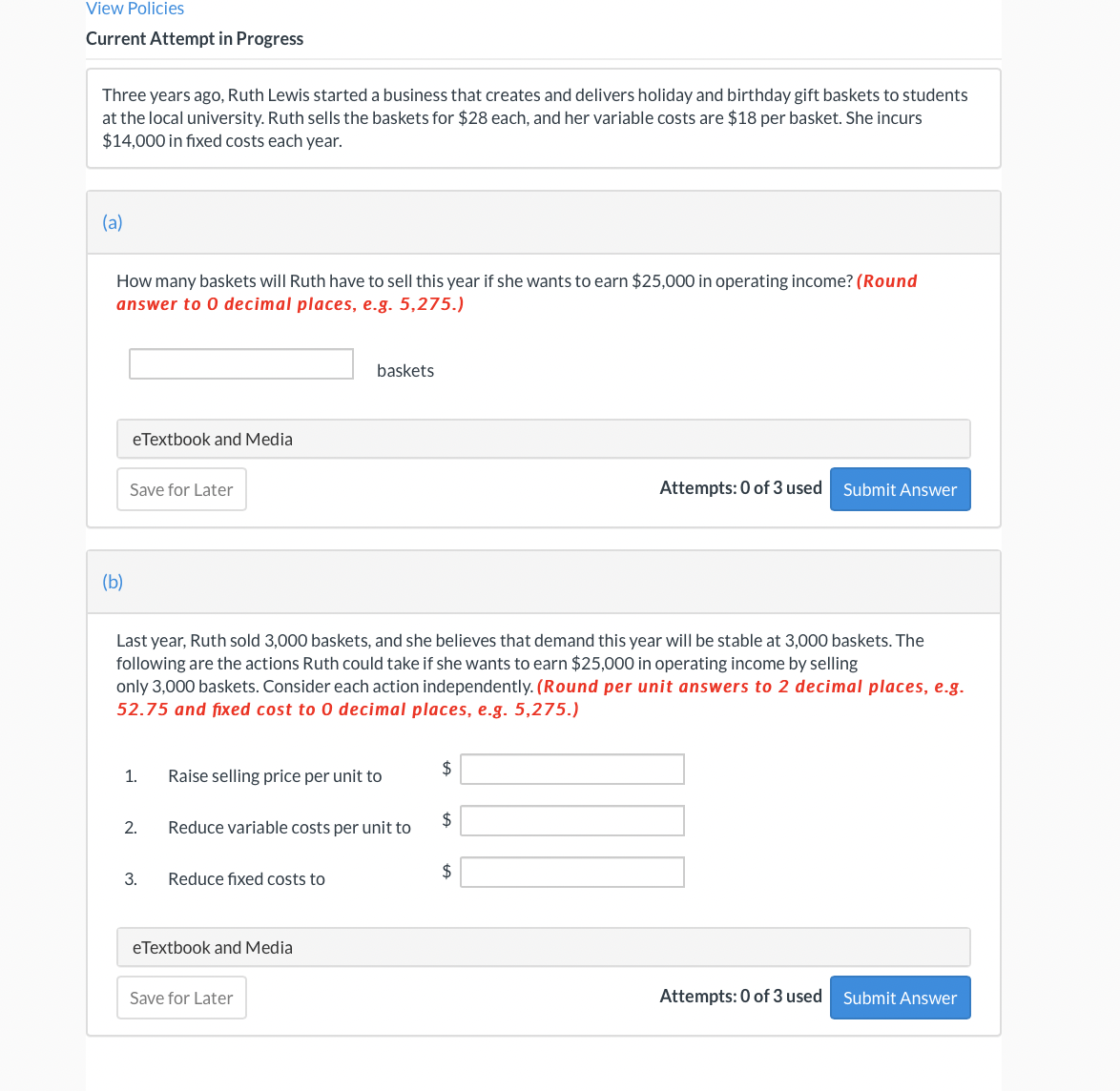  View Policies Current Attempt in Progress Three years ago, Ruth Lewis