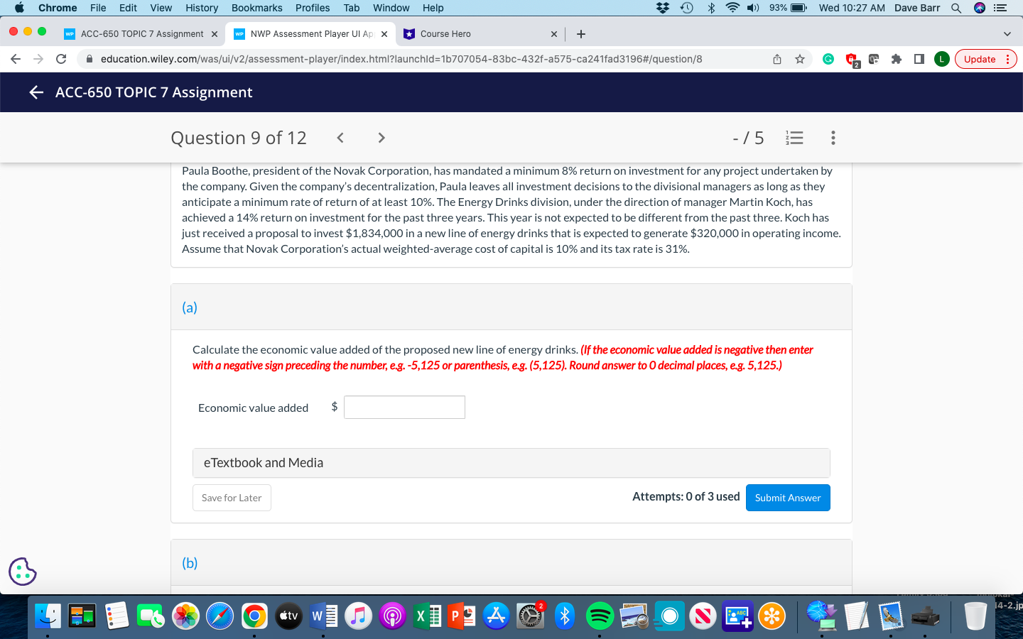 Chrome File Edit View History Bookmarks Profiles Tab Window Help $