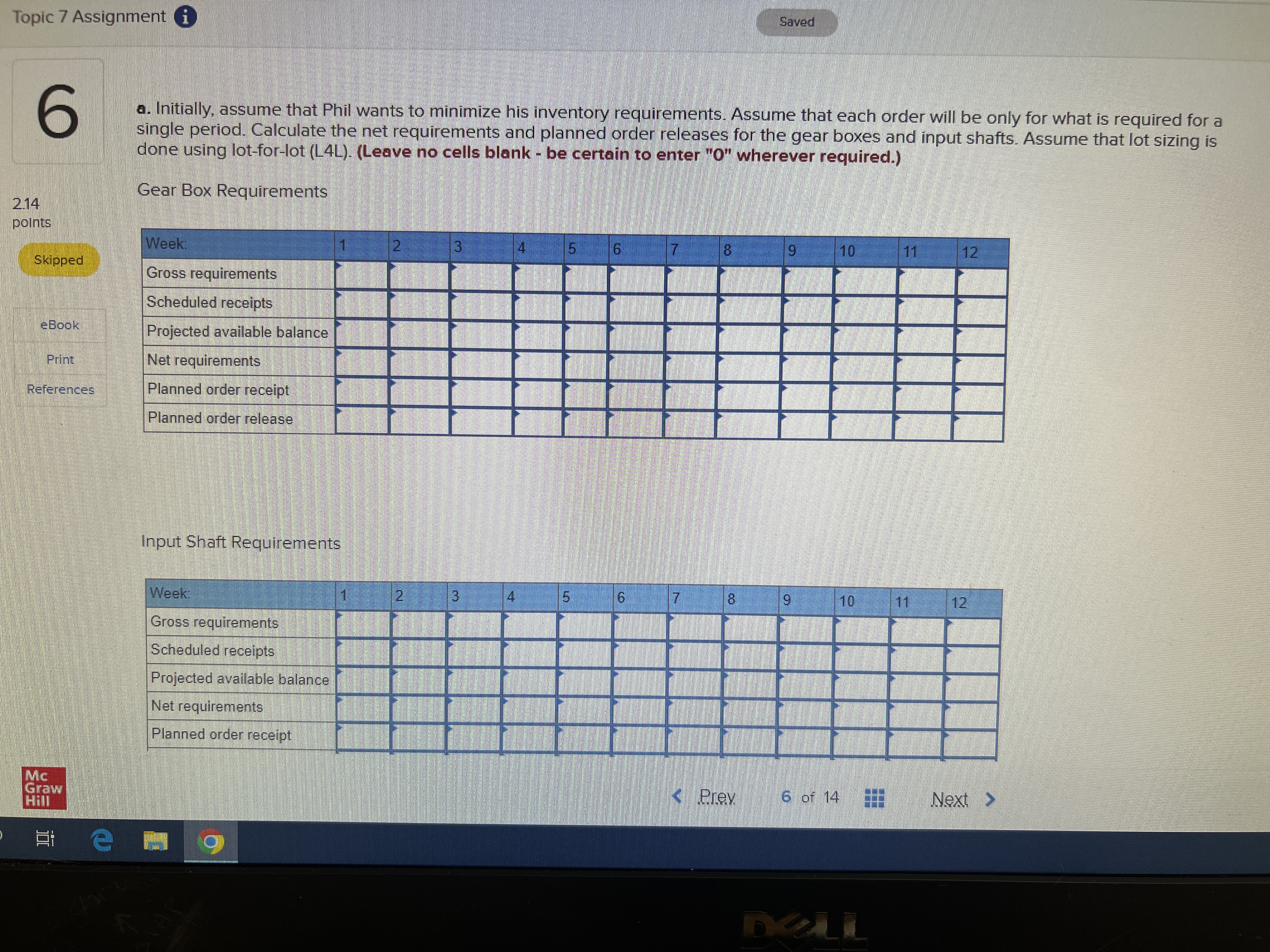 was curious about how this technique might work in scheduling Brunswick's engine