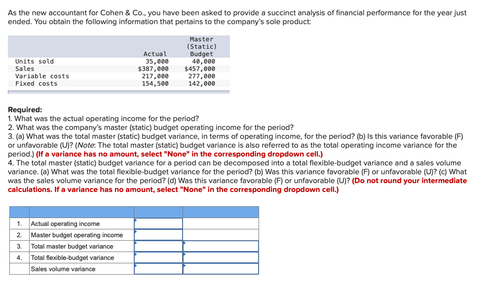 Can I get some help with this As the new accountant for