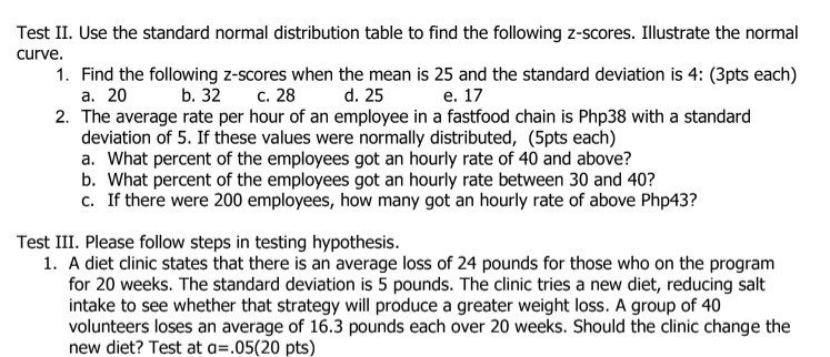 Please help me answer these STATISTICS questions with full solutions and steps