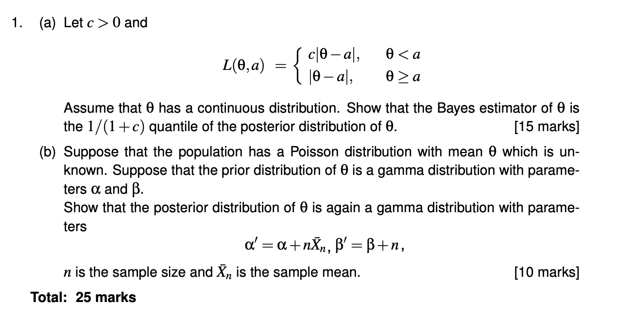 (a) Let c > 0 and cleal, IOal, Assume that e has