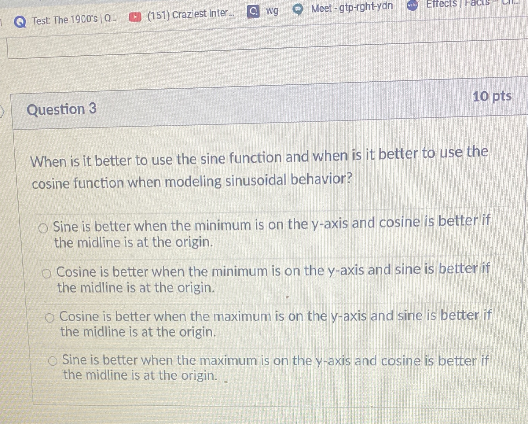Test: The 1900's | Q. ) (151) Craziest Inter.. Q wg