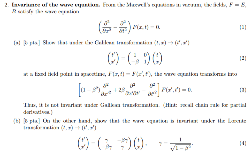 ON A PAPER.2. Invariance of the wave equation. From the Maxwell's equations