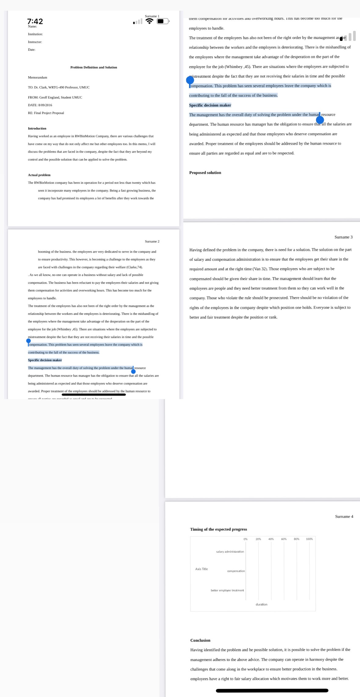 I have an assignment which is called a proposal memo. I have