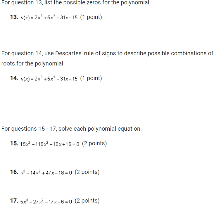 determine whether each expression is a polynomial. 2. fix) - 3x +ng