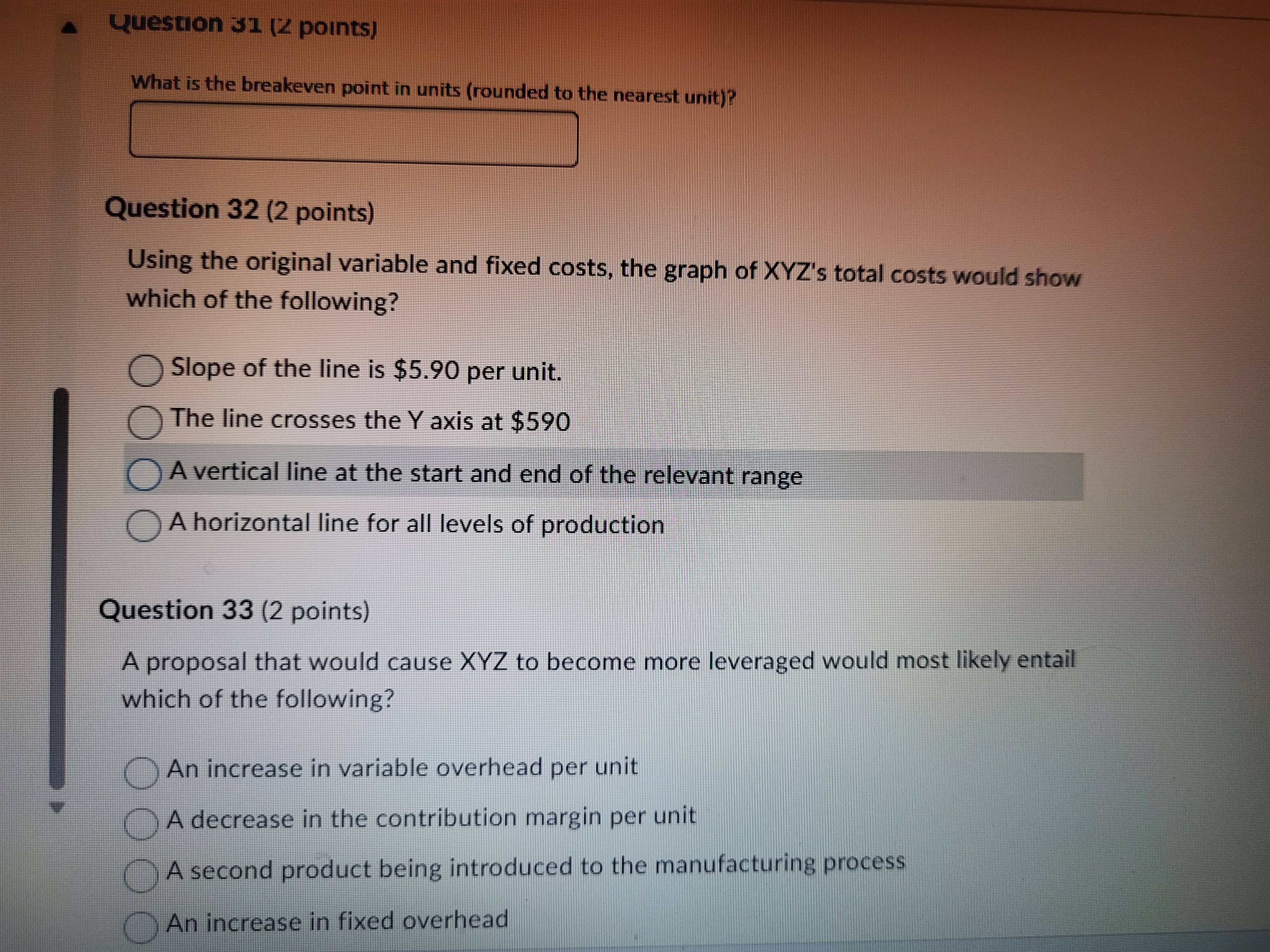 on 60 monthly observations of costs and machine hours and had a