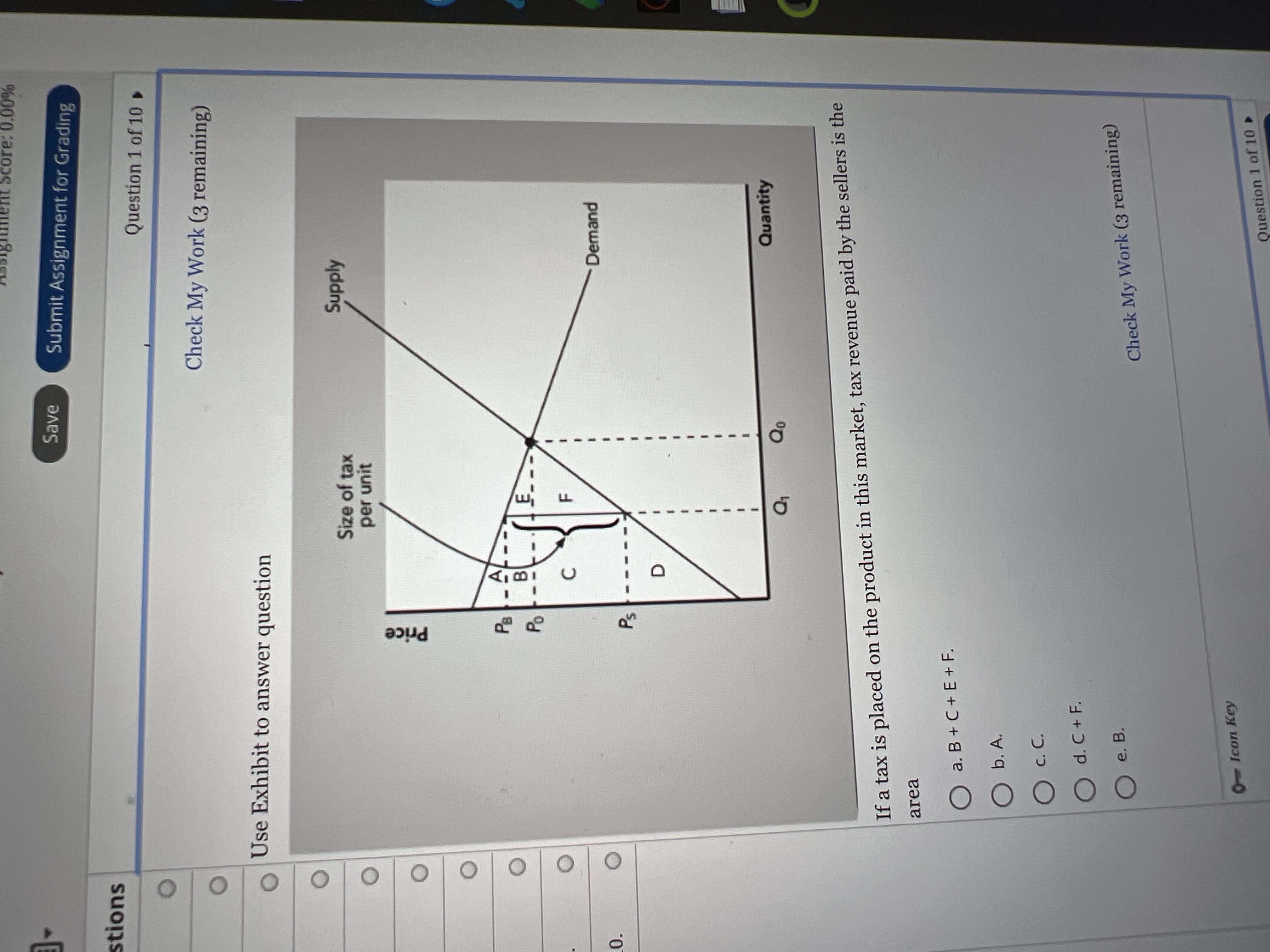 Score: 0.00% Save Submit Assignment for Grading stions O Question 1