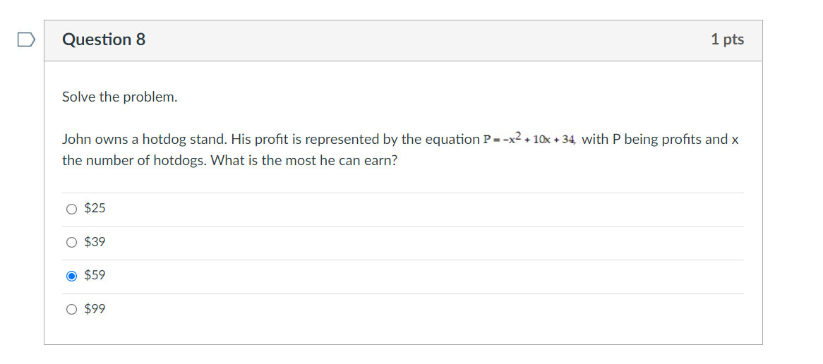 profit a maximum. (Recall that profit equals revenue minus cost.) R(x) =