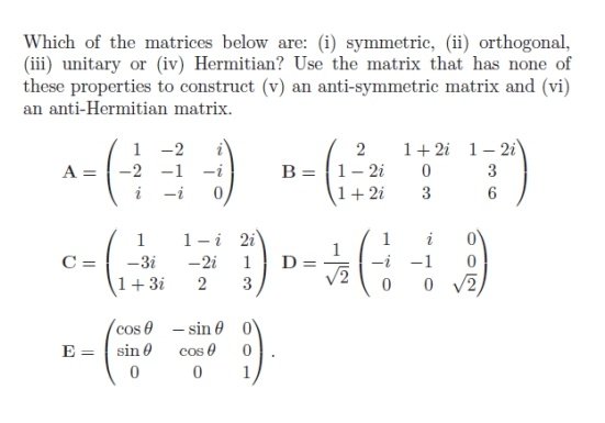 through an angle @ about the r and y axes are given