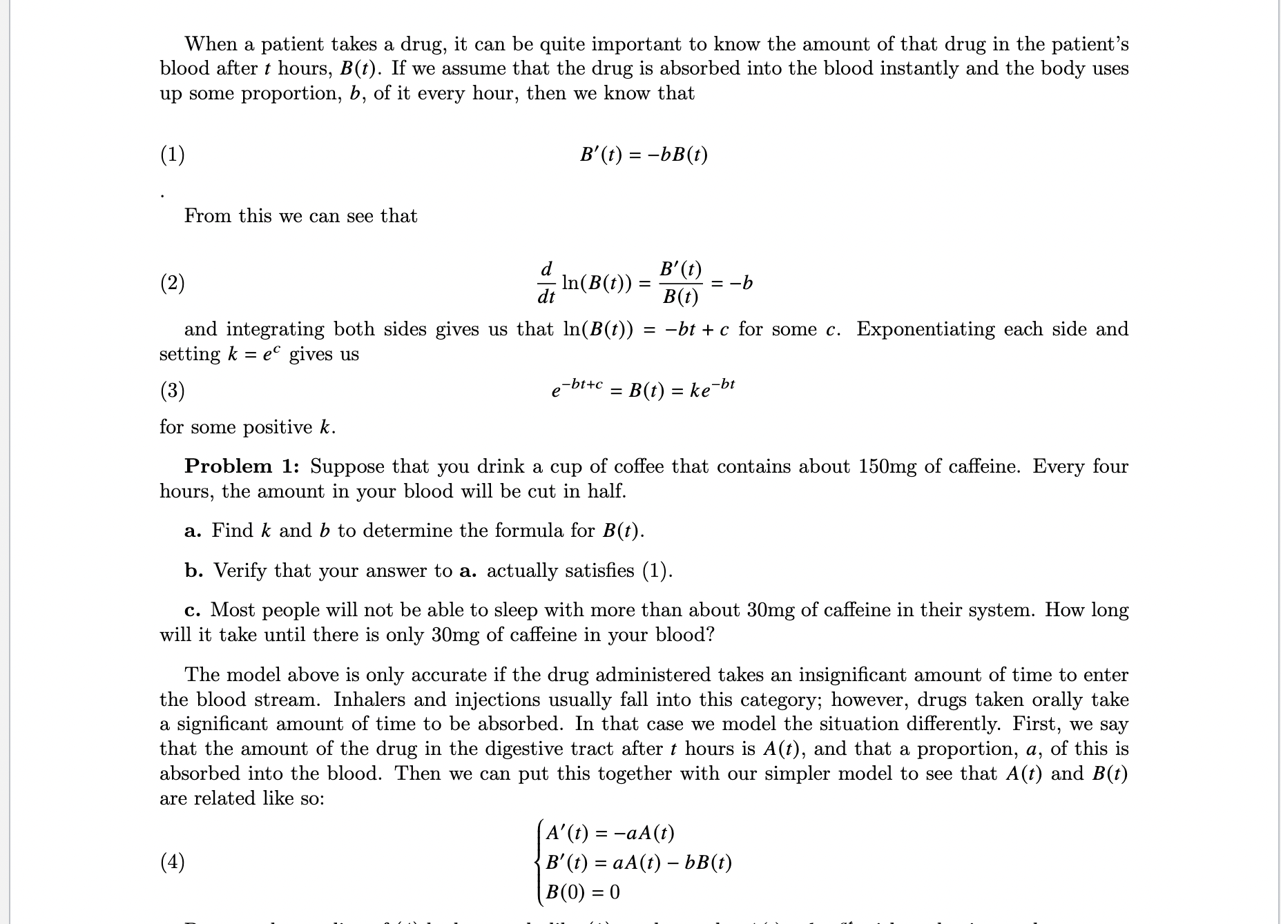 using our new and improved model. You notice that you feel the