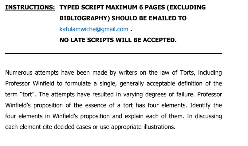  INSTRUCTIONS: TYPED SCRIPT MAXIMUM 6 PAGES (EXCLUDING BIBLIOGRAPHY) SHOULD BE EMAILED