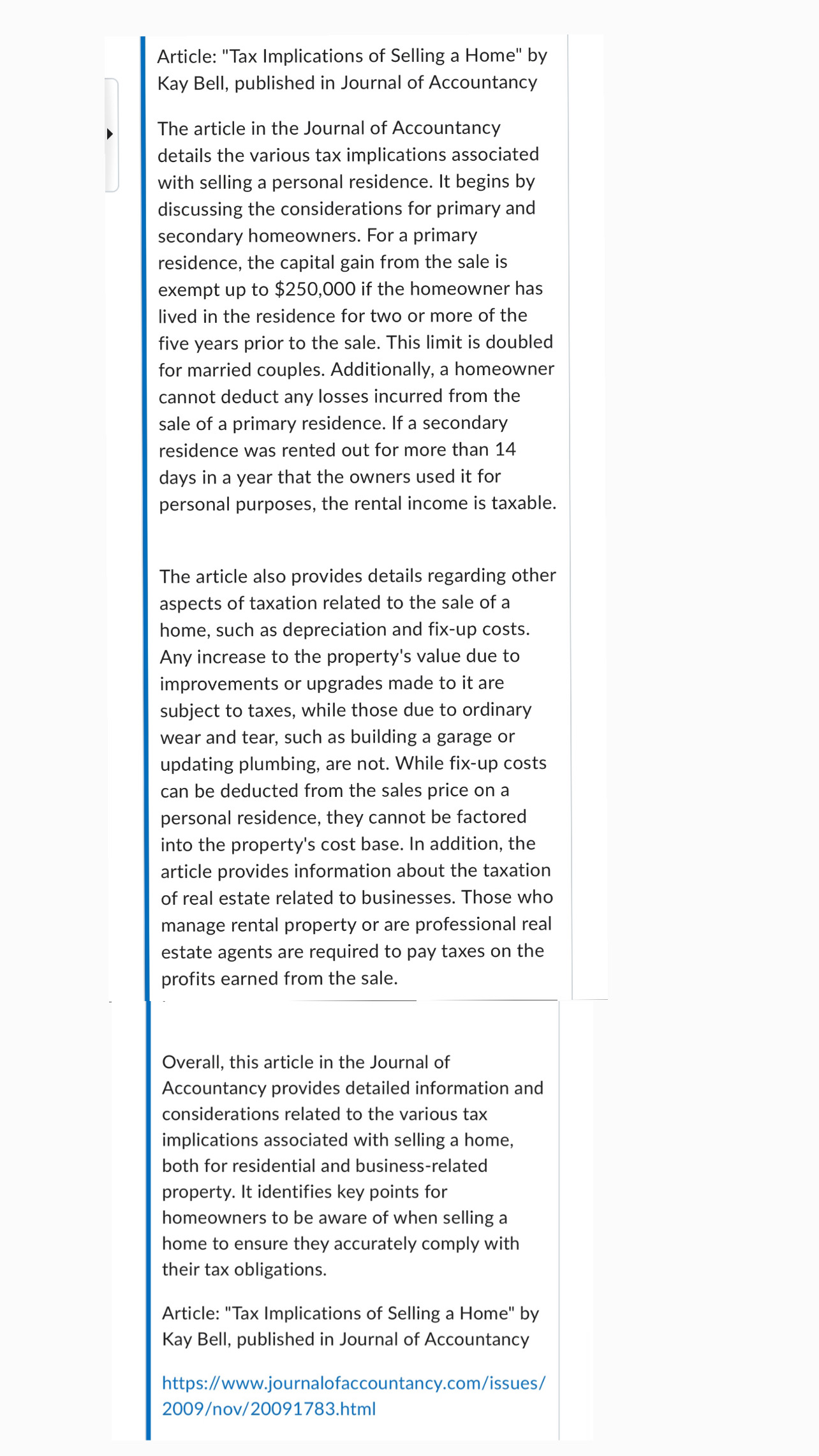 I have an assignment which is called Article Discussion. I will attached